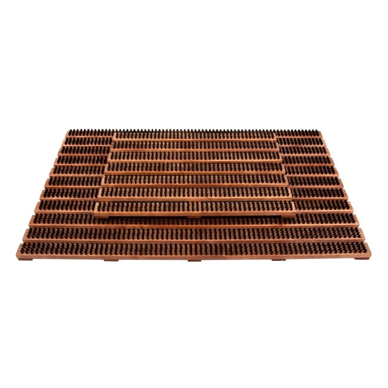 Iris Hantverk Doormat, Large, Brown Stained Birch 3 Iris Hantverk Doormat, Large, Brown Stained Birch