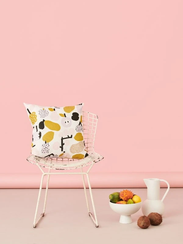 Kauniste Tutti Frutti Cushion Cover, Olive Green 4 Kauniste Tutti Frutti Cushion Cover, Olive Green - Image 2