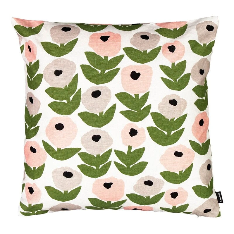 Kauniste Flora Cushion Cover, Grey 3 Kauniste Flora Cushion Cover, Grey