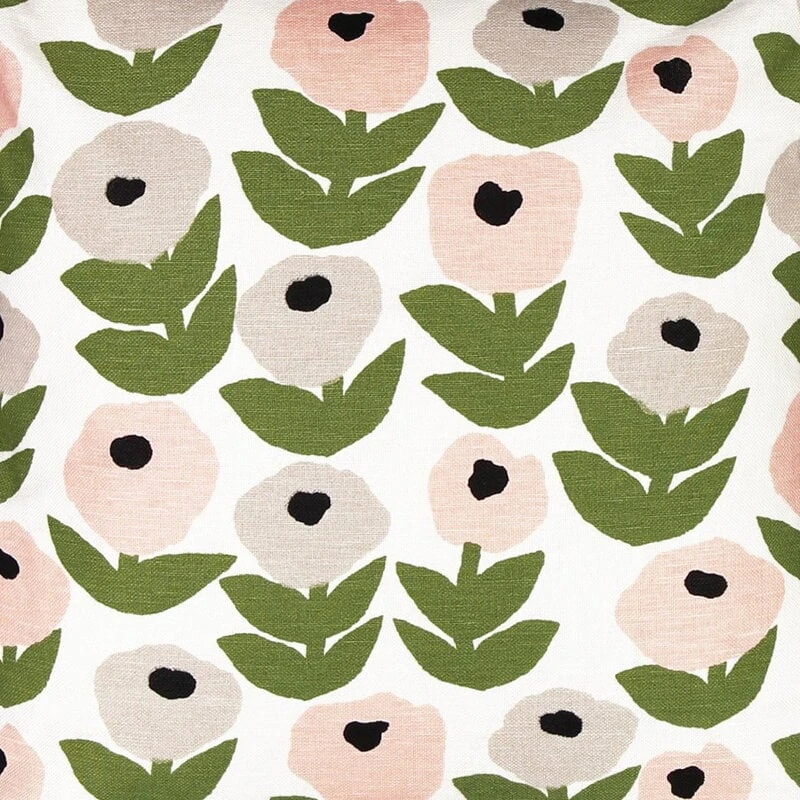 Kauniste Flora Cushion Cover, Grey 4 Kauniste Flora Cushion Cover, Grey - Image 2