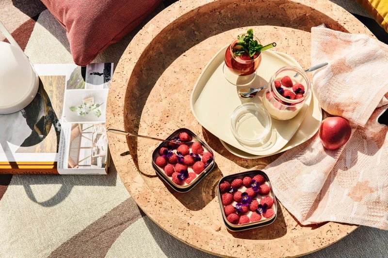 HAY Dot Cushion, Steelcut Trio, Rose 5 HAY Dot Cushion, Steelcut Trio, Rose - Image 3