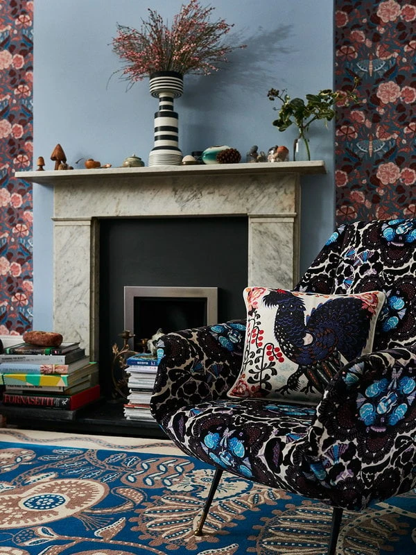 Klaus Haapaniemi & Co. Grouse In The Woods Cushion Cover, Linen-cotton, White 5 Klaus Haapaniemi & Co. Grouse In The Woods Cushion Cover, Linen-cotton, White - Image 3