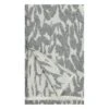 Lapuan Kankurit Jäkälä Blanket, White - Grey