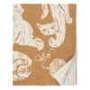 Lapuan Kankurit Kissanpäivät Blanket, Cognac - White 1 Lapuan Kankurit Kissanpäivät Blanket, Cognac - White -Fine Home Textiles Store lapuankankurit kissanpaivat blanket cognac white 4