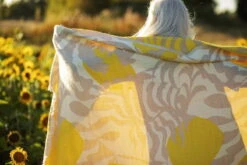 Lapuan Kankurit Kuutamo Throw, Beige - Yellow 7 Lapuan Kankurit Kuutamo Throw, Beige - Yellow -Fine Home Textiles Store lapuankankurit kuutamo blanket beige yellow 1 0