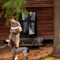 Lapuan Kankurit Päkäpäät Blanket, Black - White -Fine Home Textiles Store lapuankankurit pakapaat and maria