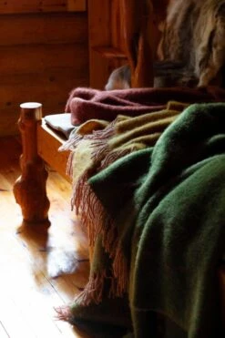 Lapuan Kankurit Revontuli Mohair Blanket, Powder - Ochre 8 Lapuan Kankurit Revontuli Mohair Blanket, Powder - Ochre -Fine Home Textiles Store lapuankankurit revontuli blanket 1 0