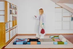 Juslin Maunula Floor Pouf, 60 X 60 Cm, Sodalite 11 Juslin Maunula Floor Pouf, 60 X 60 Cm, Sodalite -Fine Home Textiles Store main kamppis flat 1