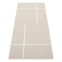 Pappelina Fred Rug, 70 X 180 Cm, Linen - Vanilla