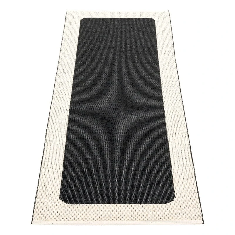 Pappelina Ilda Rug, 70 X 180 Cm, Black - Vanilla 4 Pappelina Ilda Rug, 70 X 180 Cm, Black - Vanilla - Image 2