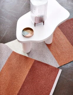 Pappelina Kim Rug, 70 X 240 Cm, Brick 7 Pappelina Kim Rug, 70 X 240 Cm, Brick -Fine Home Textiles Store pappelina kim brick closeup 2 creative