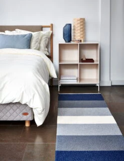 Pappelina Kim Rug, 70 X 240 Cm, Dark Blue 6 Pappelina Kim Rug, 70 X 240 Cm, Dark Blue -Fine Home Textiles Store pappelina kim dark blue creative