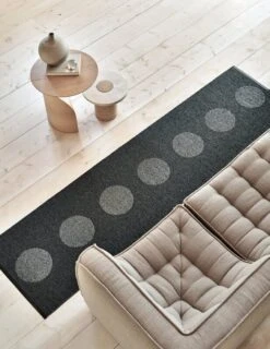 Pappelina Vera 2.0 Rug, 70 X 200 Cm, Black 9 Pappelina Vera 2.0 Rug, 70 X 200 Cm, Black -Fine Home Textiles Store pappelina vera2 black livingroom creative