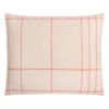 Paustian Soft Pillow, Checks, Orange