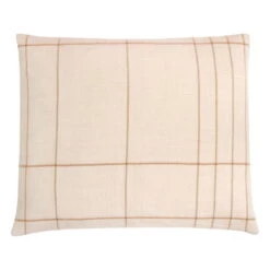 Paustian Soft Pillow, Checks, Rust