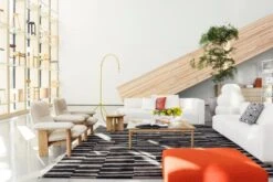 Roots Living Pilari Rug, Bamboo - Wool, Carbon - Brown 13 Roots Living Pilari Rug, Bamboo - Wool, Carbon - Brown -Fine Home Textiles Store showroom maaliskuu22 Fds7