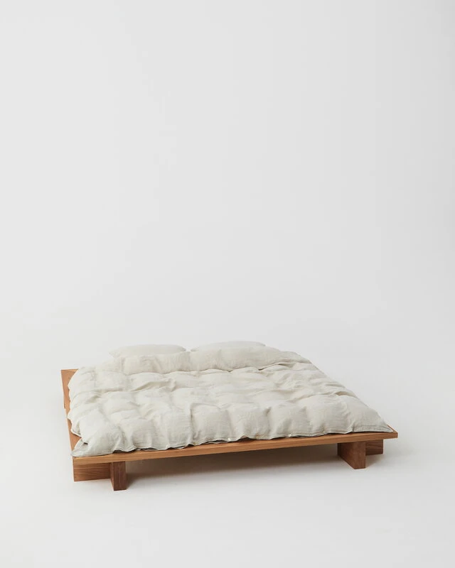 Tekla Linen Pillow Sham, 50 X 60 Cm, Sand Grey 4 Tekla Linen Pillow Sham, 50 X 60 Cm, Sand Grey - Image 2