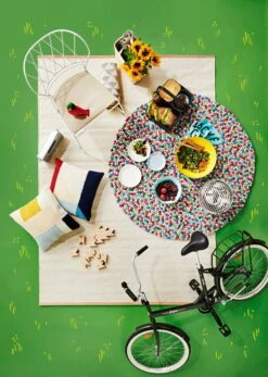 Ferm LIVING Kelim Cushion, Squares 10 Ferm LIVING Kelim Cushion, Squares -Fine Home Textiles Store ulkokaluste FDS 005.1