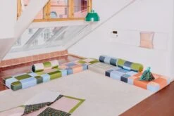 Juslin Maunula Floor Pouf, 60 X 60 Cm, Sodalite 13 Juslin Maunula Floor Pouf, 60 X 60 Cm, Sodalite -Fine Home Textiles Store wide 001 flat4 copy Ville Varumo 3